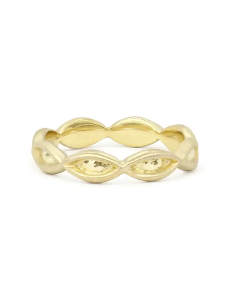 Alice Son Lovers Eyes Eternity Band in 18k Yellow Gold