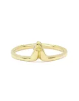 Alice Son Mersis Ring in 18k Yellow Gold and Platinum