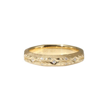 Alice Son 4mm August Eternity Band in 18k Yellow Gold