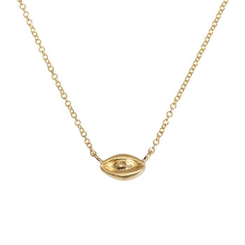 Alice Son Lovers Eye Necklace in 18k Yellow Gold