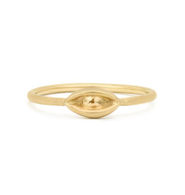 Alice Son Lovers Eye Ring in 18k Yellow Gold
