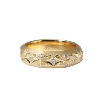 Alice Son 6mm August Eternity Band in 18k Yellow Gold