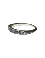 Alice Son Large Adora Band in Oxidized Silver