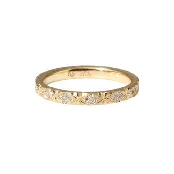 Alice Son Nightingale Eternity Band in 18k Yellow Gold