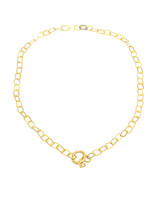 Big Sur Goldsmiths Rectangle Links Chain in 18k Gold - 21"