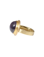 Big Sur Goldsmiths Purple Sapphire Ring in 22k and 18k Gold