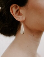 Lisa Ziff Level Headed Tear Drop Earrings in 10k Gold