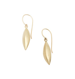 Lisa Ziff Marquis Shaped Pip Earrings in 10k Gold