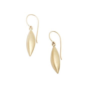 Lisa Ziff Marquis Shaped Pip Earrings in 10k Gold