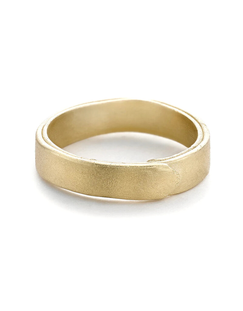5mm Wrap Band in 14k Yellow Gold