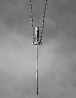 Ekam Atelier Mythic Gate Necklace in Oxidized Silver