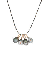 Small Tahitian Baroque Pearl Pendant with 14k Rose Gold Bail and Stamp