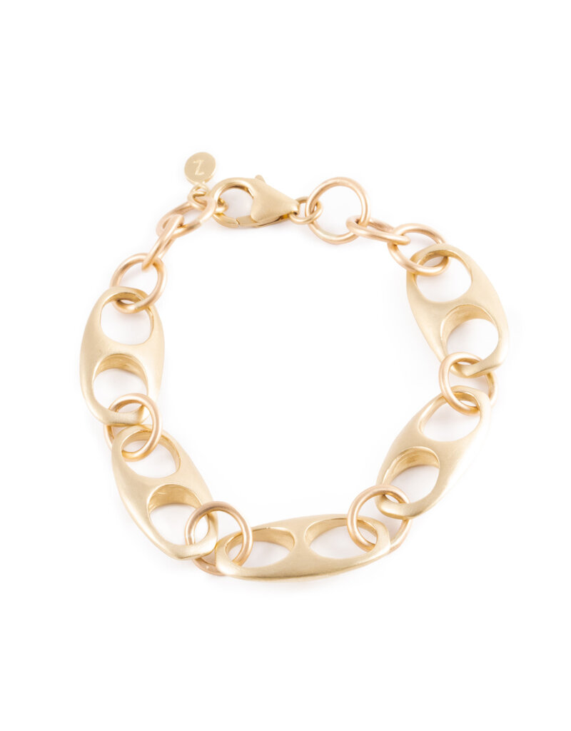 Lisa Ziff Marina Link Bracelet in 10k Yellow Gold