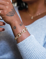 Lisa Ziff Marina Link Bracelet in 10k Yellow Gold