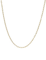 Oval Link Chain in 18k Royal Yellow Gold - 18" (22 gauge)