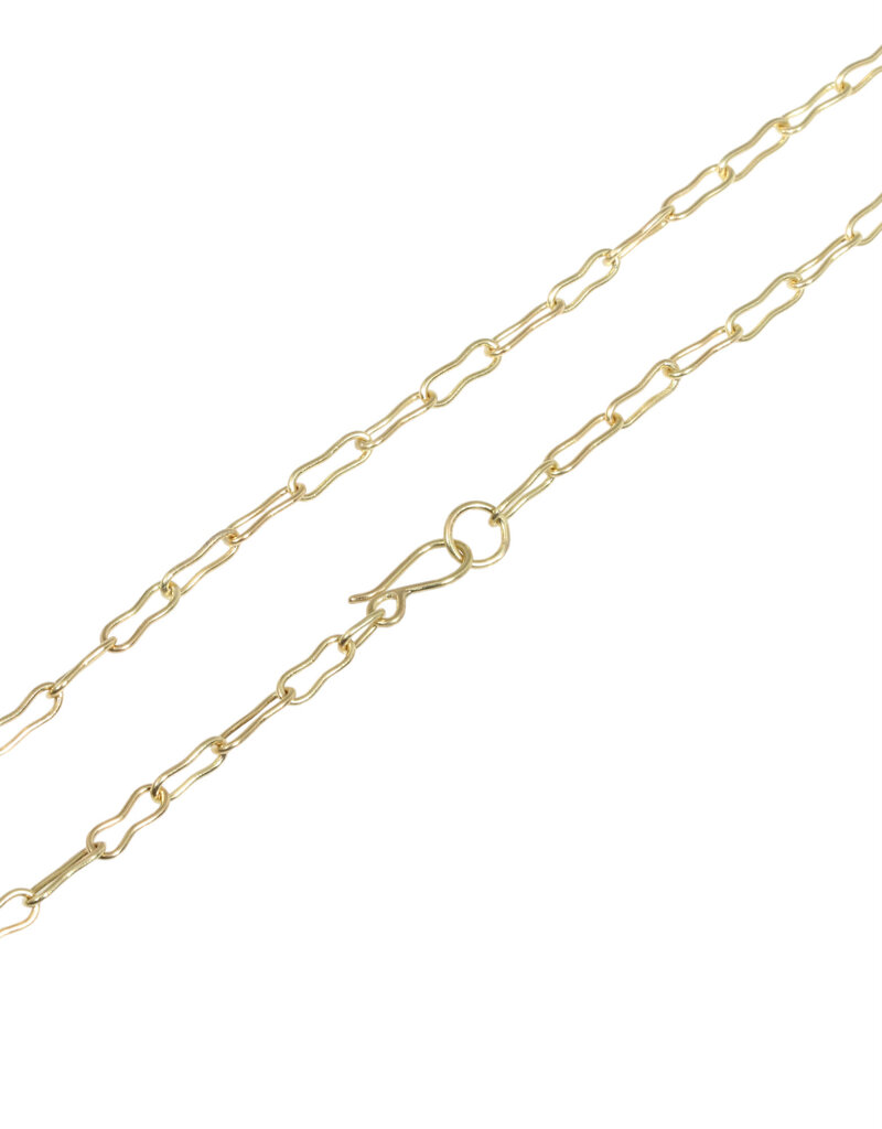Bone Link Chain in 18k Royal Yellow Gold - 19.5" (21 gauge)