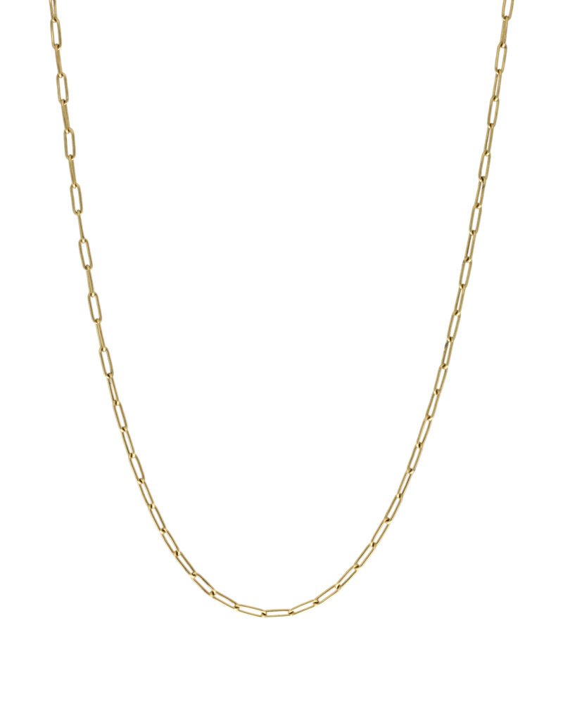 21.75" Oval Link Chain in 18k Yellow Gold