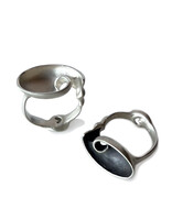 Slide Ring in Oxidized Silver