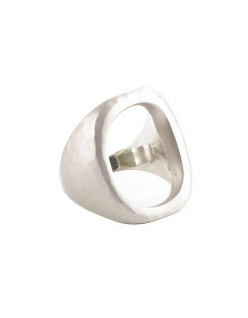 Lisa Ziff Open Square Ring in Silver