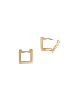 Tracy Conkle Square Hoops in 14k Gold