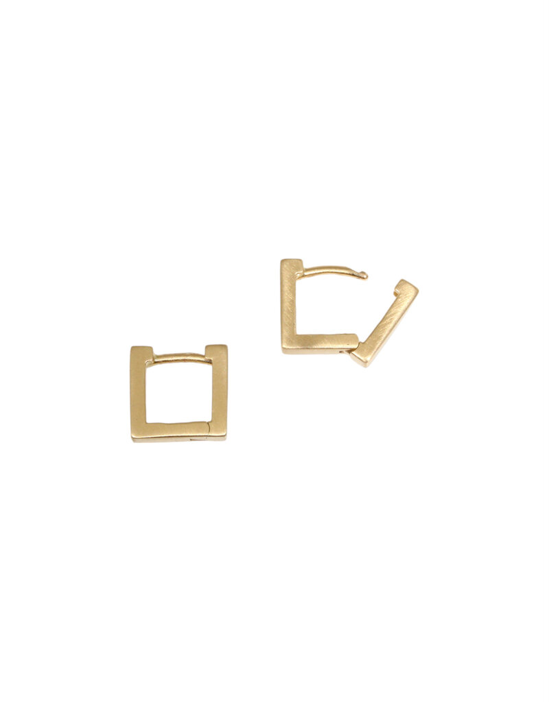 Tracy Conkle Square Hoops in 14k Gold