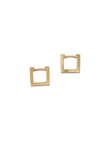 Tracy Conkle Square Hoops in 14k Gold