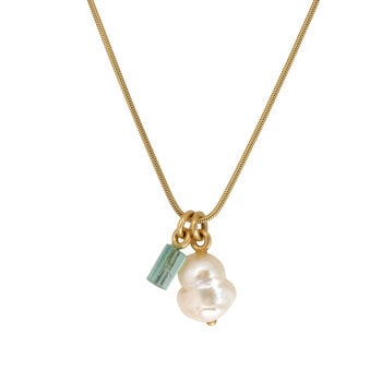 Tracy Conkle Baroque Pearl Charm Pendant in 18k Gold