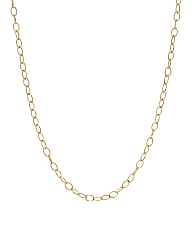 Tracy Conkle Handmade Oval Link Chain in 18k Gold