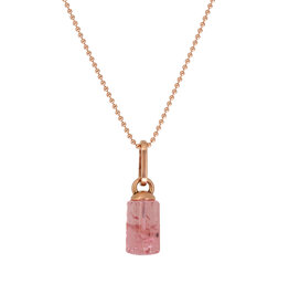 Tracy Conkle 14k Rose Tourmaline Pendant & Chain