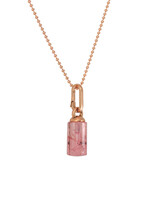 Tracy Conkle 14k Rose Tourmaline Pendant & Chain