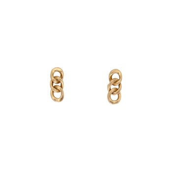 Tracy Conkle Cuba Link Post Earrings in 14k Gold