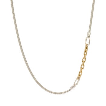 Tracy Conkle Linked  Chain in 14k Gold and Sterling Silver