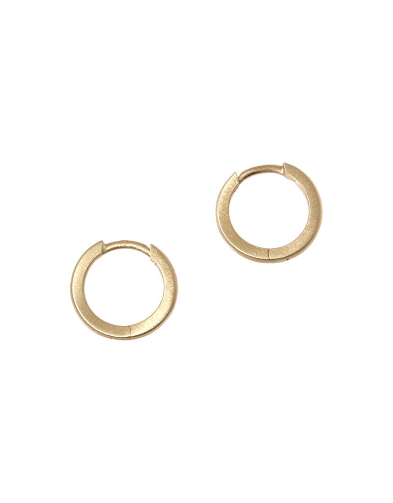 Hinged Hoop Earring in 14k Gold - 12.5mm