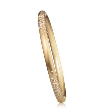 Tracy Conkle CUSTOM Heavy Solid Bangles with Diamonds
