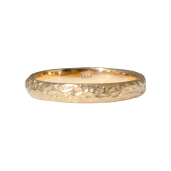 Year Of A Dragon Band in 14k Yellow Gold