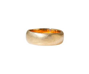 Wide Stardust Band in 14k Yellow Gold - Shibumi Gallery Wide Stardust Band in 14k Yellow Gold - Shibumi Gallery