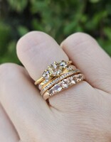 Tura Sugden 3mm Cloak Band with White Diamonds in 18k Rose Gold