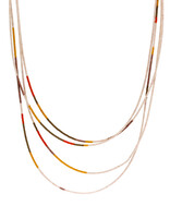 Jasper Sweep Necklace in Harvest Colors