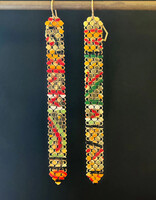 Maral Rapp Graffiti Mesh Mid-Long Earrings