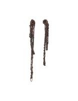 Extra Drip Earrings in Burnt Gold