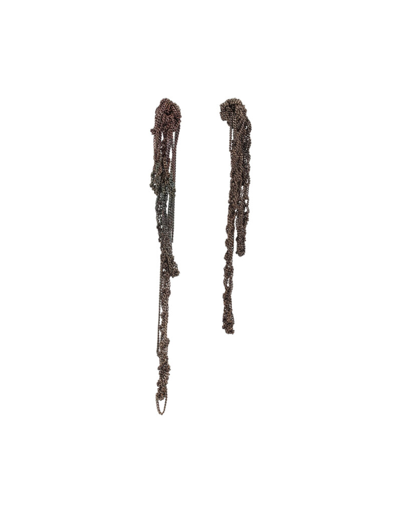 Extra Drip Earrings in Burnt Gold