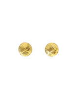 Fused Golden Pool Post Earrings in 22k and 18k