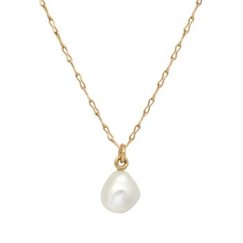 Tracy Conkle Australian Baroque Pearl Pendant in 18k Gold