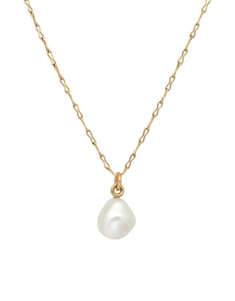Tracy Conkle Large Australian Baroque Pearl Pendant in 18k Gold