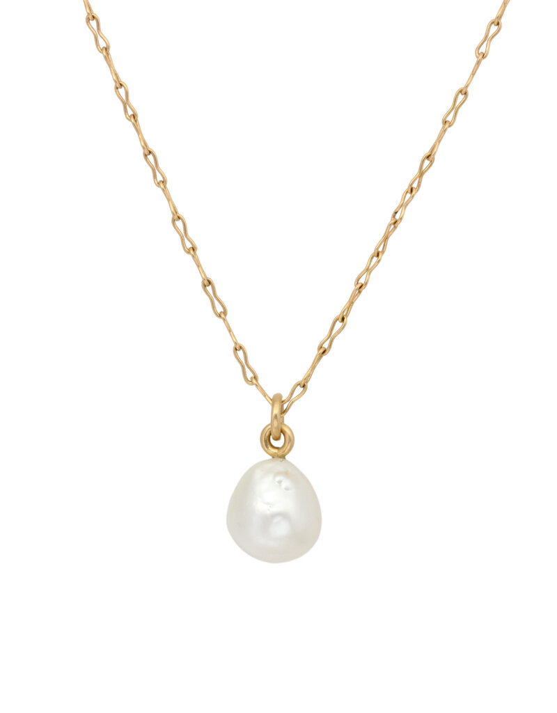 Tracy Conkle Large Australian Baroque Pearl Pendant in 18k Gold