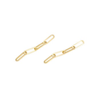 Tracy Conkle Chain Link Drops in 14k Yellow Gold