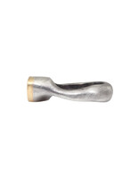 Ninja's Heart Stealthy Open Ring in Oxidized Silver and 18k Yellow Gold