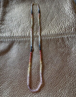 Faceted Sapphire Ombre Bead Necklace with 18k Gold Clasp