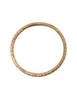Channel Bangle in Ancient Bronze with Silver Liner - M