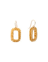 Sayumi Yokouchi Coil Earrings - Small Rectangle